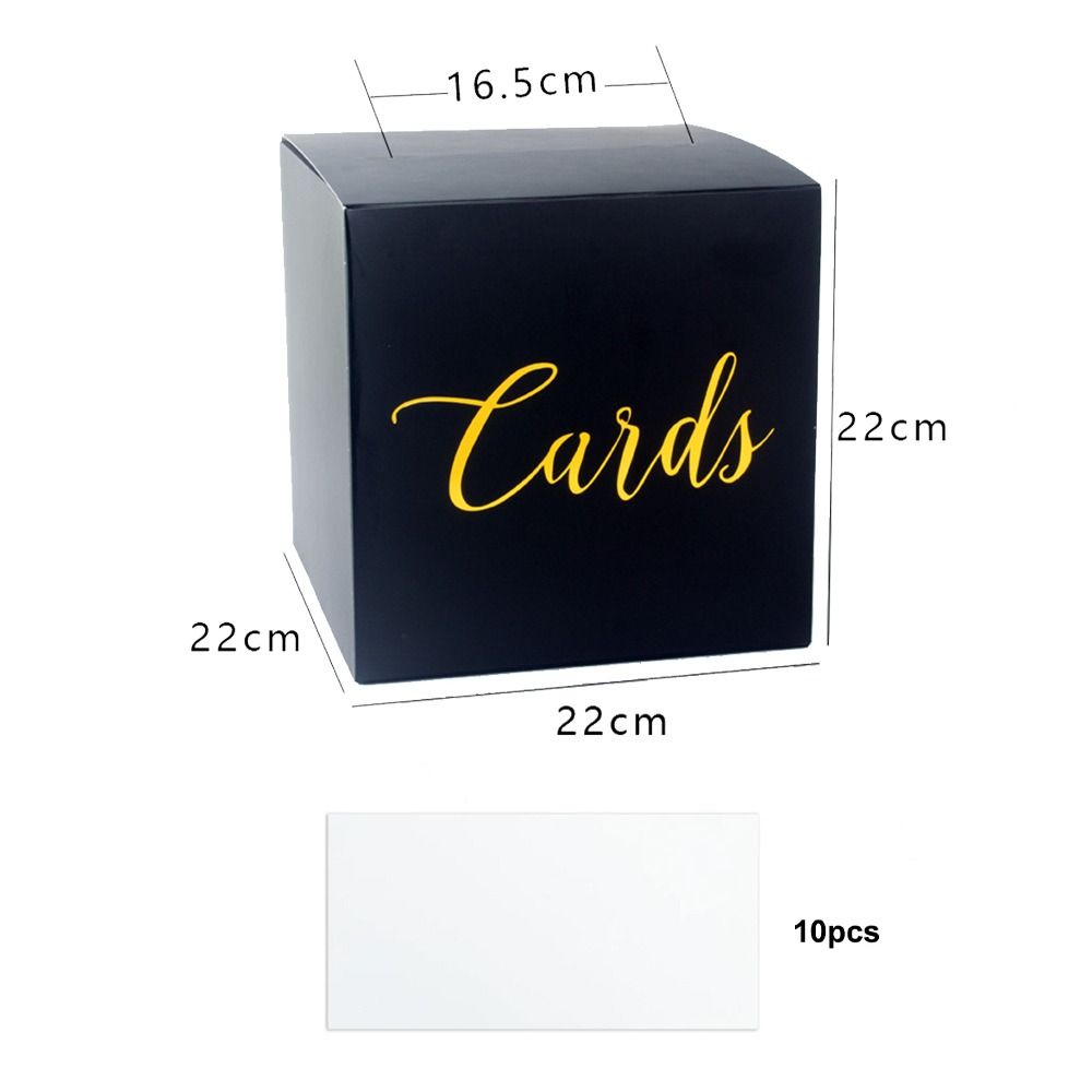 Wedding Card Box - Коробка для хранения белая/черная, свадебная коробка