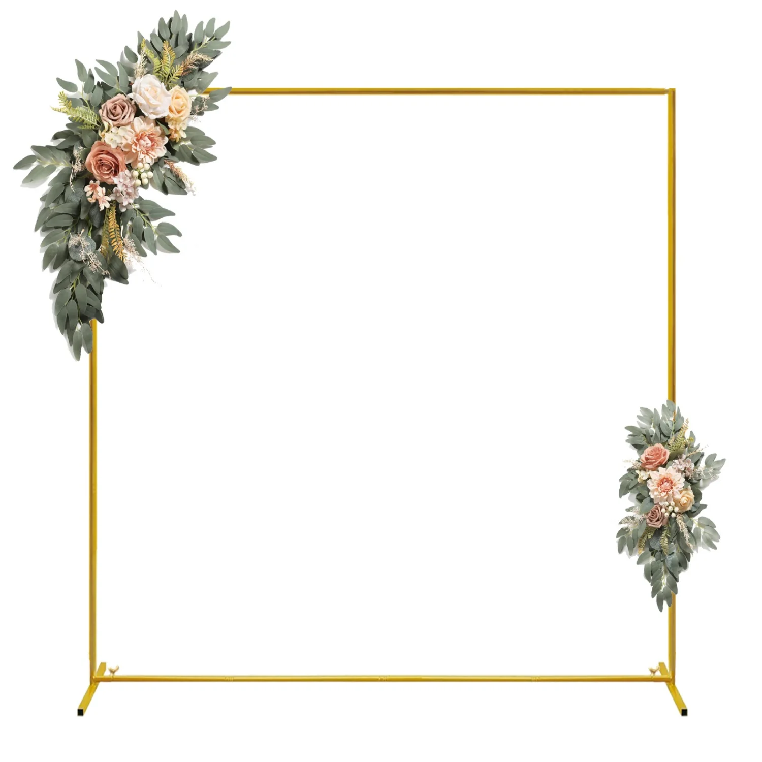 Wedding Support - Золотые свадебные арки, квадратный фон, подставка,