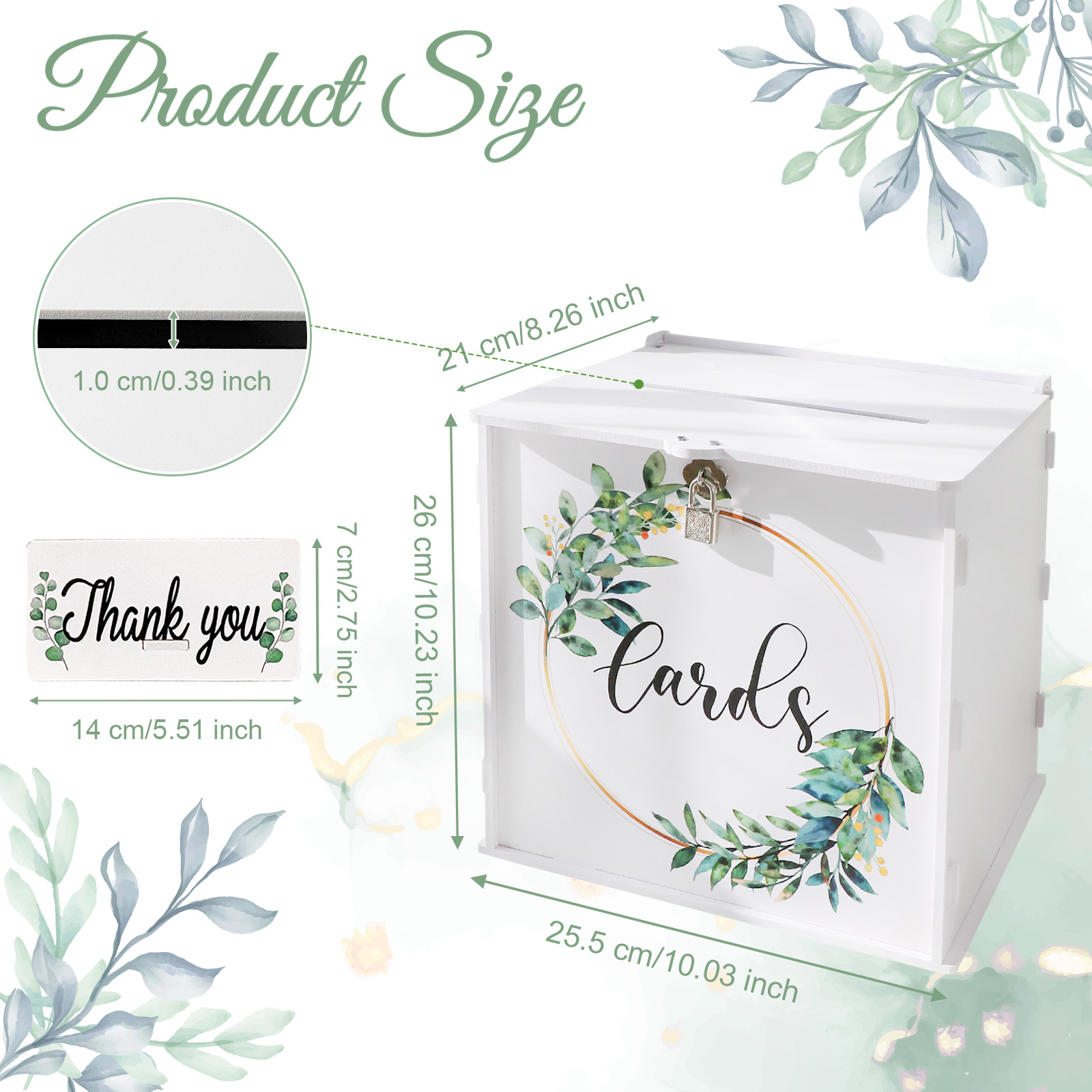Свадебная коробка для открыток – обзор и цена Wedding Card Box