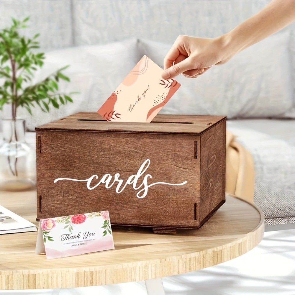 Новая деревянная коробка для с – обзор и цена Wedding Card Box