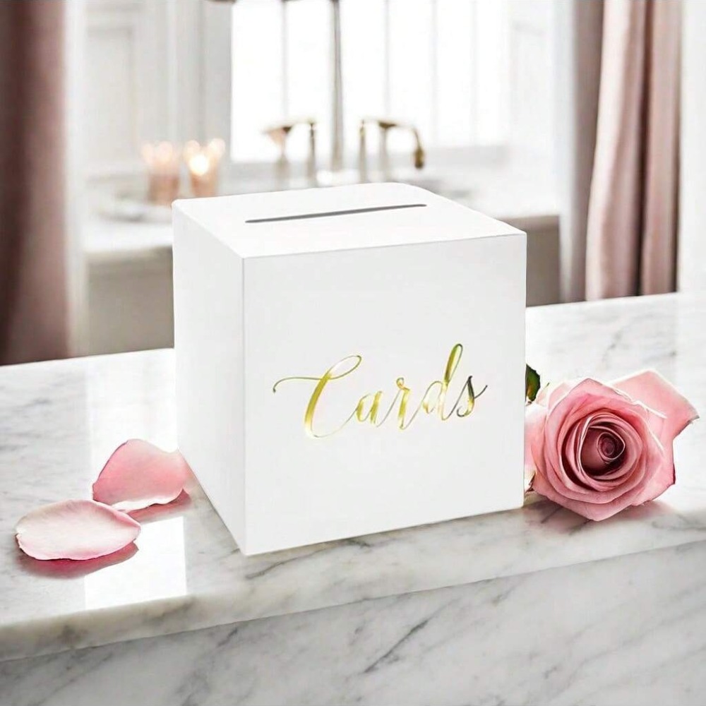 Коробка для хранения белая/чер – обзор и цена Wedding Card Box