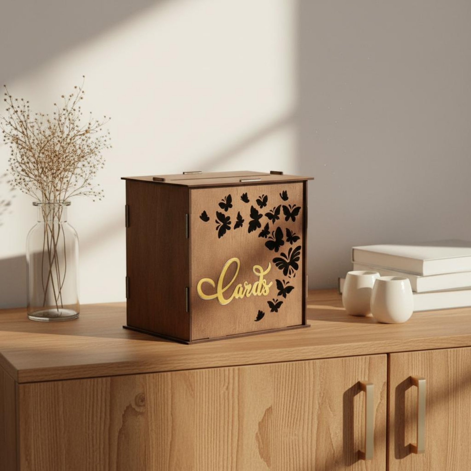 Деревянная коробка для свадебн – обзор и цена Wedding Card Box