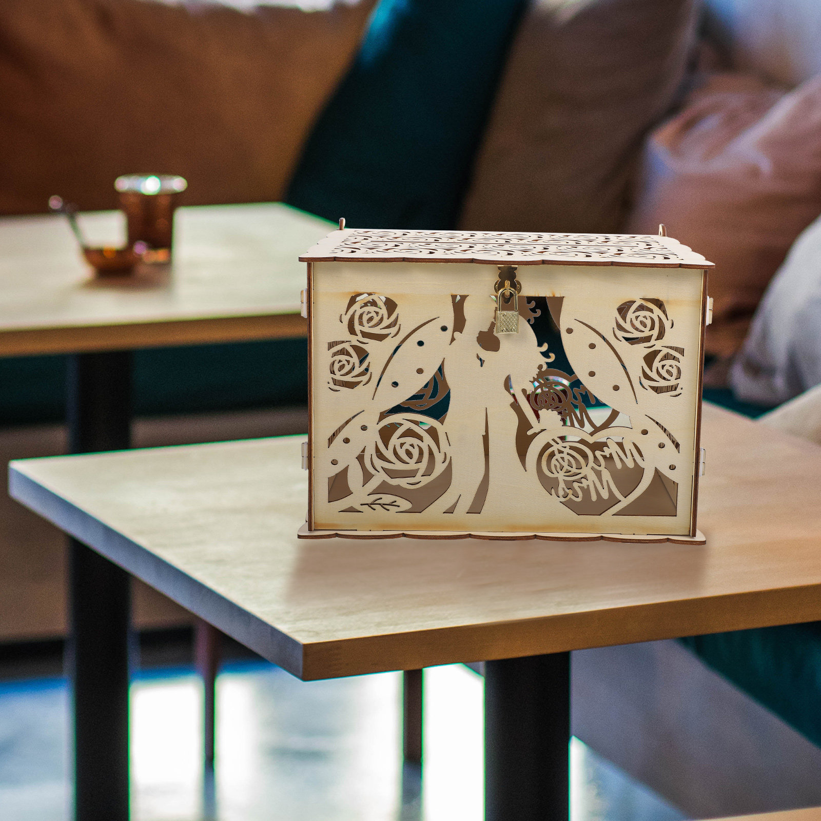 Деревянная коробка для свадебн – обзор и цена Wedding Card Box