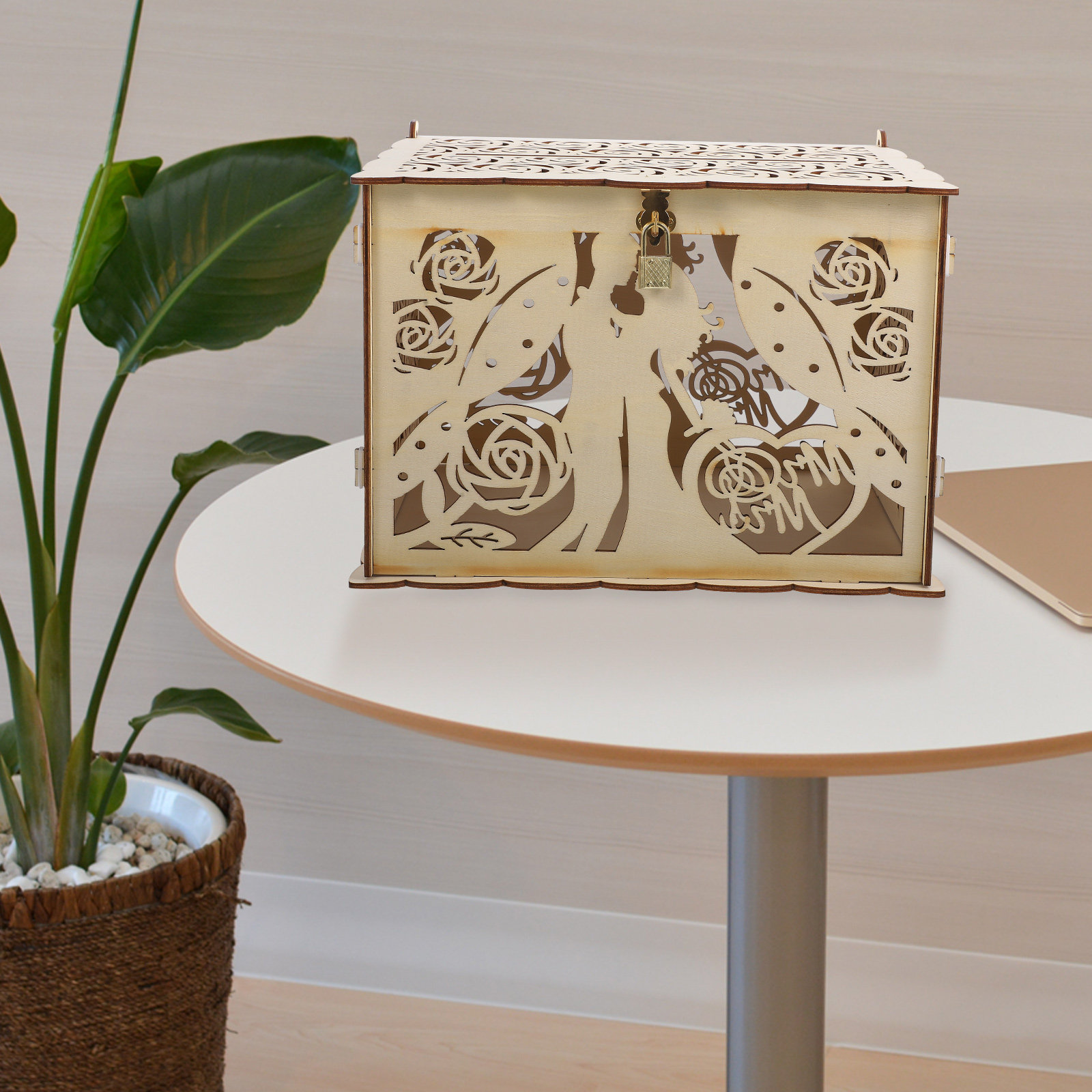 Деревянная коробка для свадебн – обзор и цена Wedding Card Box