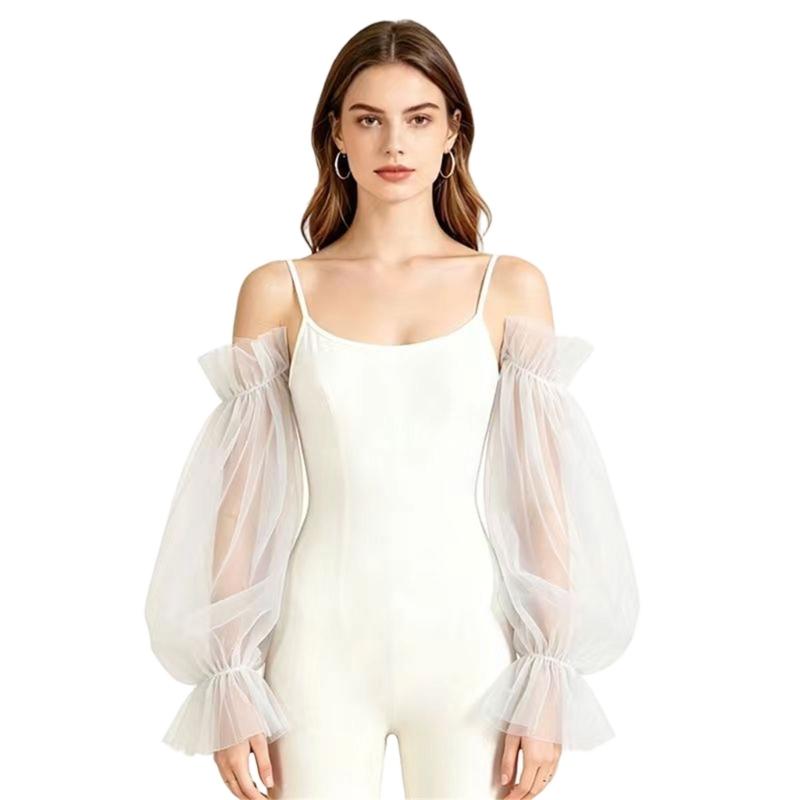 Дышащие тюлевые рукава 39BB, э – обзор и цена Wedding Dress Supply