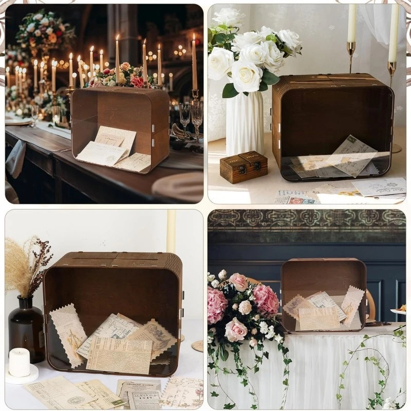 Деревянная коробка для свадебн – обзор и цена Wedding Card Box